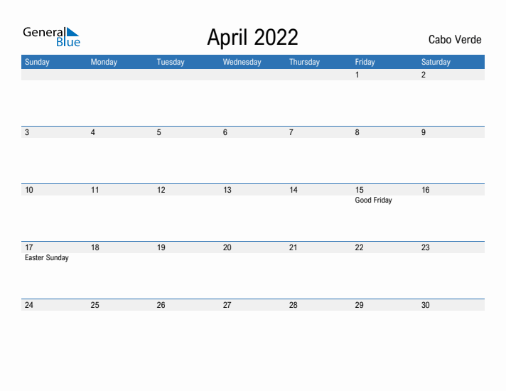 Fillable April 2022 Calendar