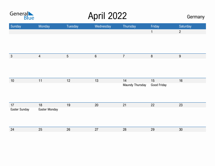 Fillable April 2022 Calendar