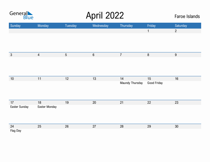 Fillable April 2022 Calendar