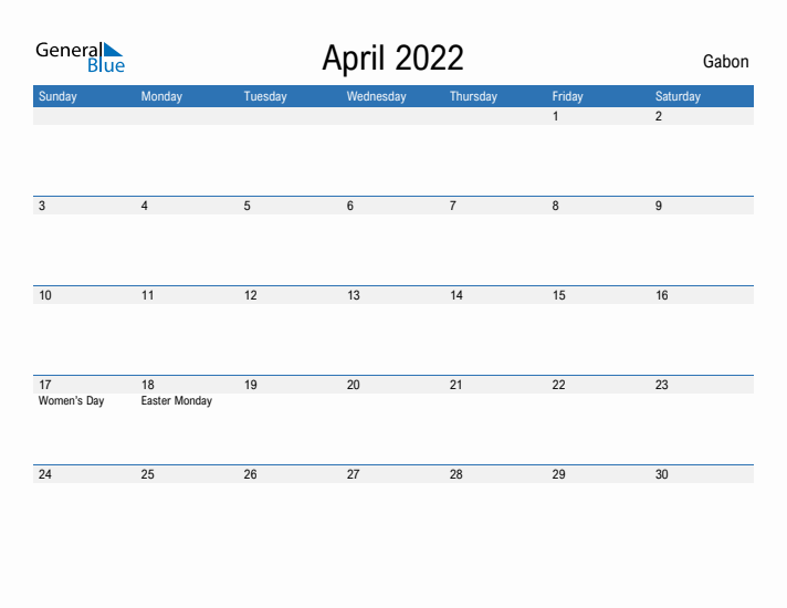 Fillable April 2022 Calendar