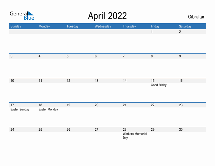 Fillable April 2022 Calendar