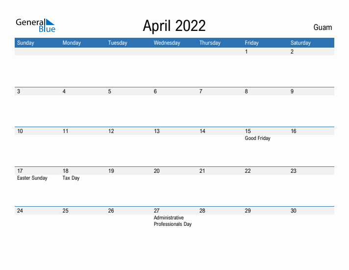 Fillable April 2022 Calendar