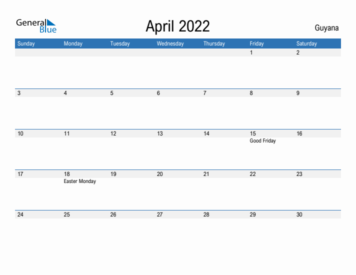 Fillable April 2022 Calendar