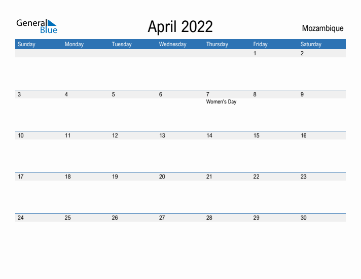 Fillable April 2022 Calendar