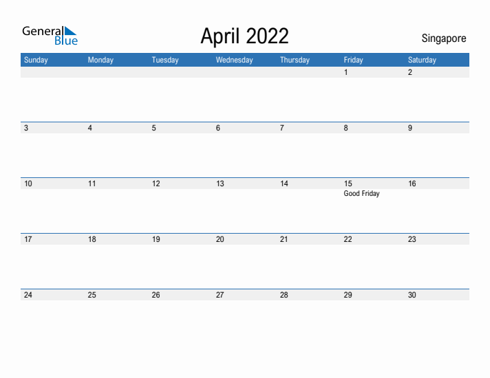 Fillable April 2022 Calendar