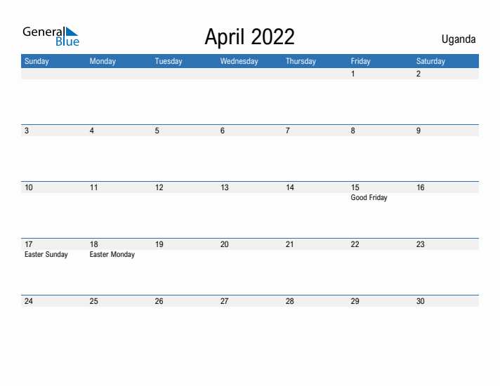 Fillable April 2022 Calendar