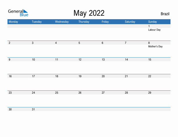 Fillable May 2022 Calendar