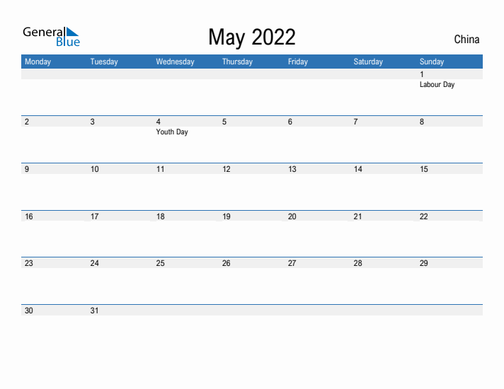 Fillable May 2022 Calendar