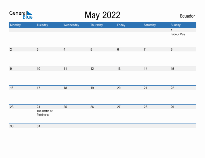 Fillable May 2022 Calendar