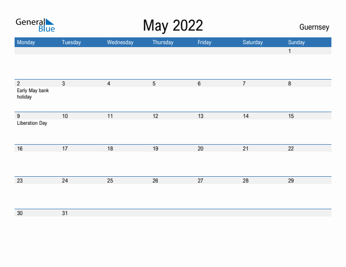 Fillable May 2022 Calendar