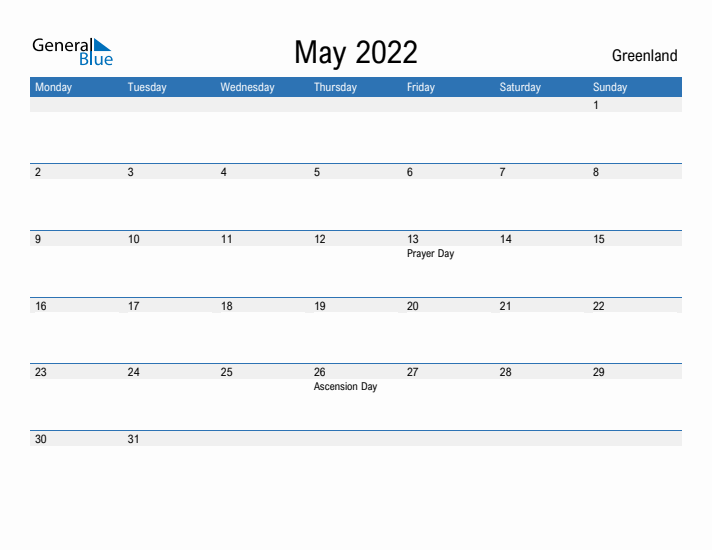 Fillable May 2022 Calendar