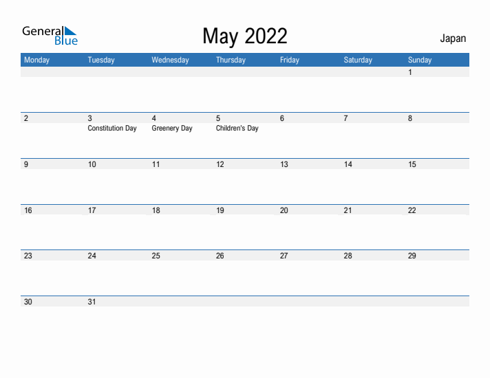 Fillable May 2022 Calendar