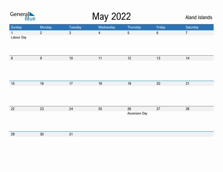 Fillable May 2022 Calendar