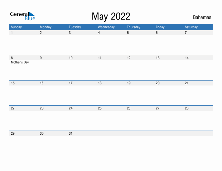 Fillable May 2022 Calendar