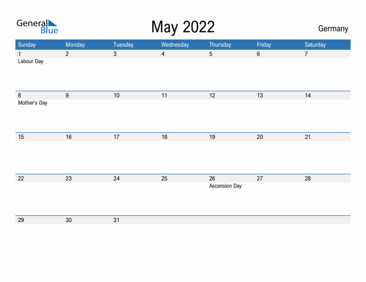 Fillable May 2022 Calendar