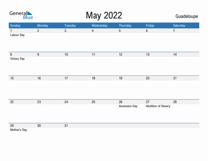 Fillable May 2022 Calendar