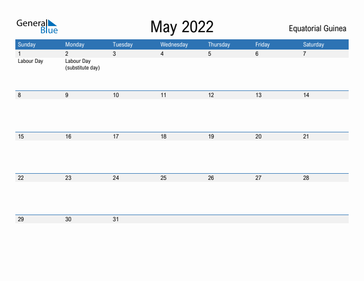 Fillable May 2022 Calendar