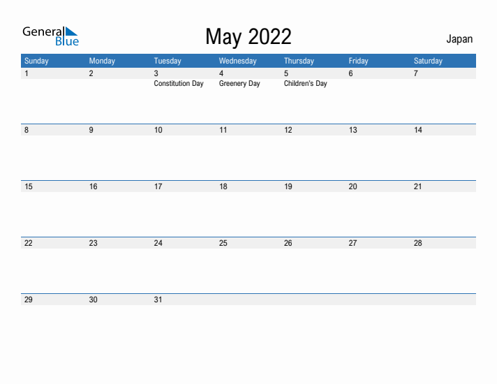 Fillable May 2022 Calendar