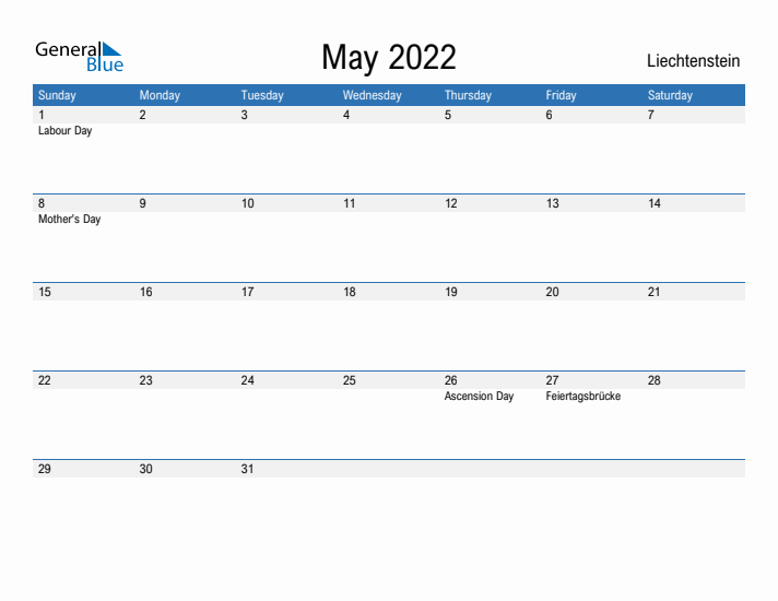 Fillable May 2022 Calendar