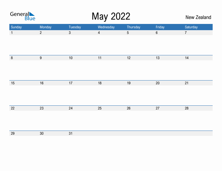 Fillable May 2022 Calendar