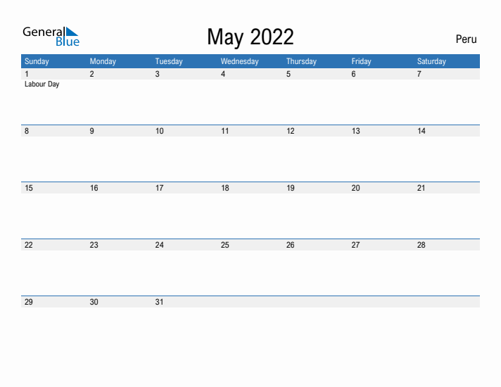 Fillable May 2022 Calendar