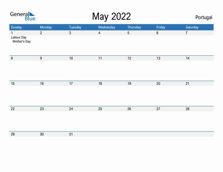 Fillable May 2022 Calendar