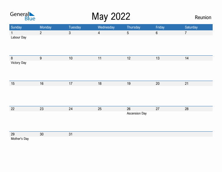 Fillable May 2022 Calendar