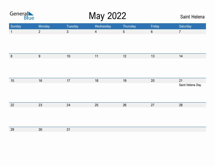 Fillable May 2022 Calendar