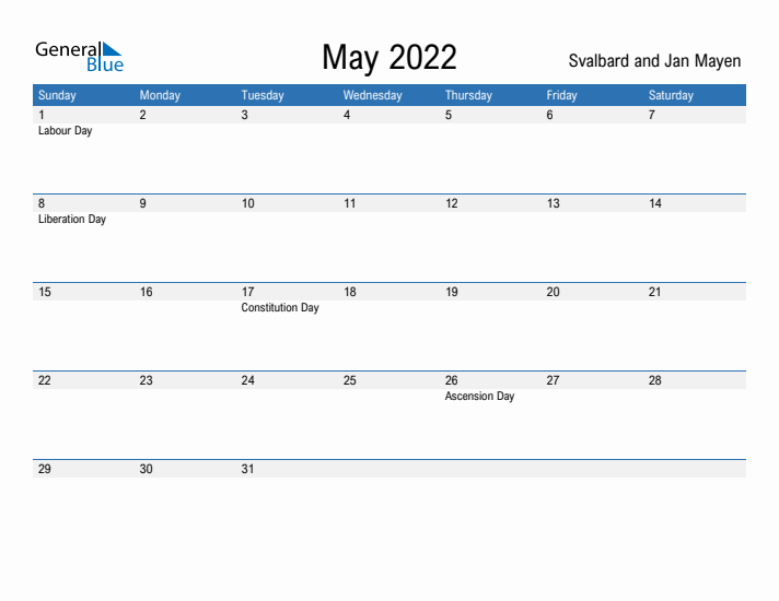 Fillable May 2022 Calendar