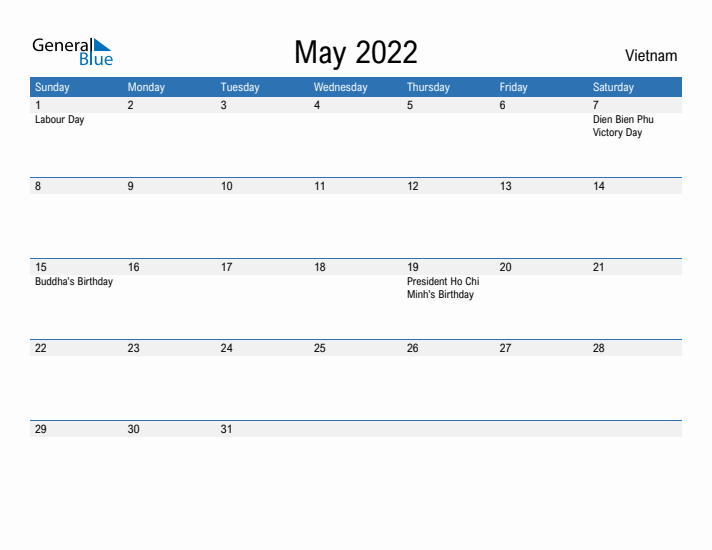 Fillable May 2022 Calendar