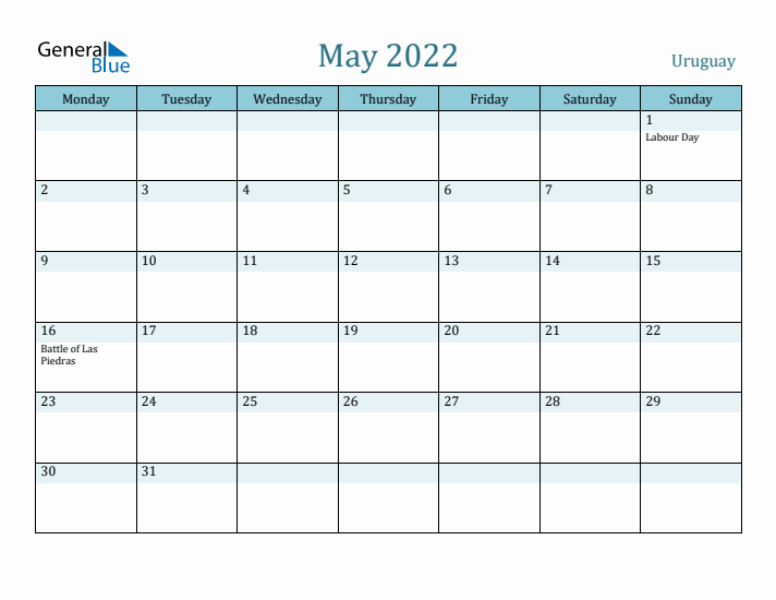 May 2022 Calendar with Holidays