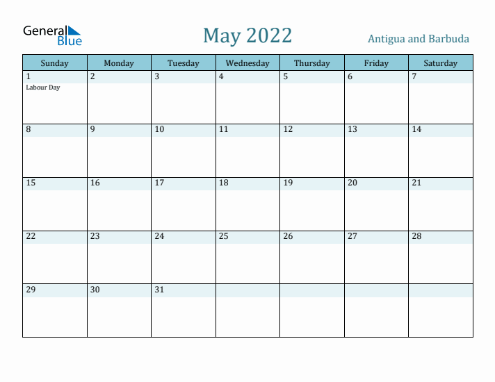 May 2022 Calendar with Holidays