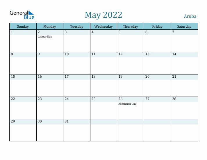 May 2022 Calendar with Holidays