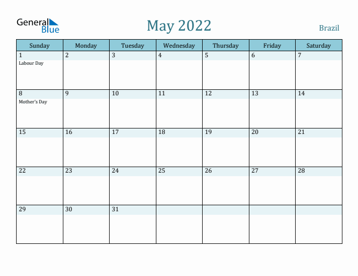 May 2022 Calendar with Holidays