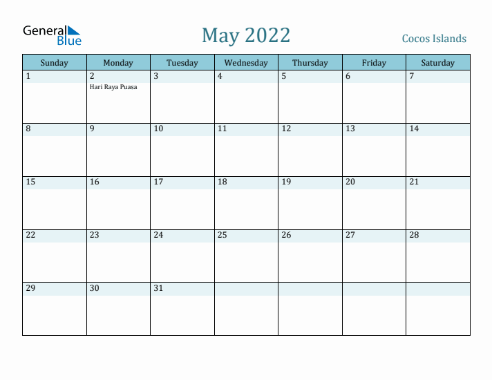 May 2022 Calendar with Holidays