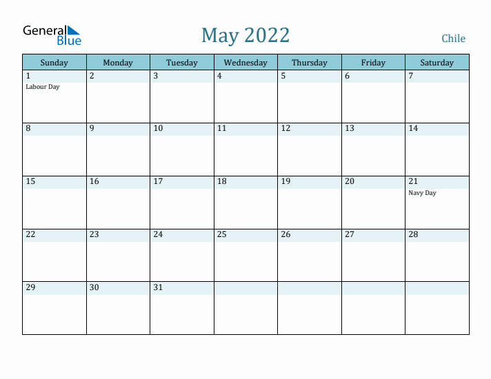 May 2022 Calendar with Holidays