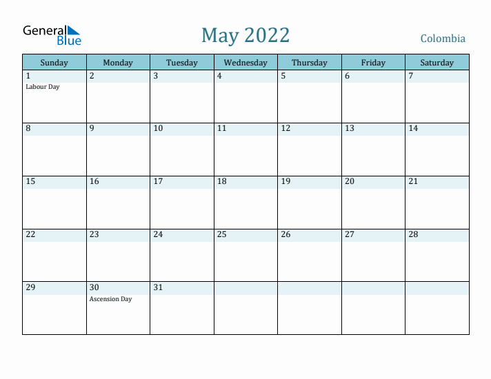 May 2022 Calendar with Holidays