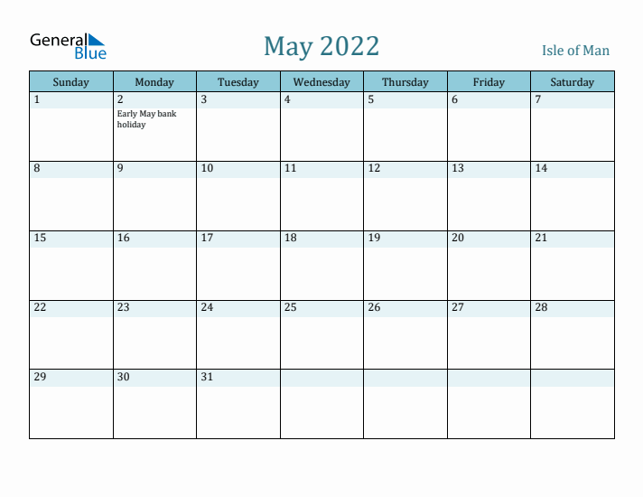 May 2022 Calendar with Holidays