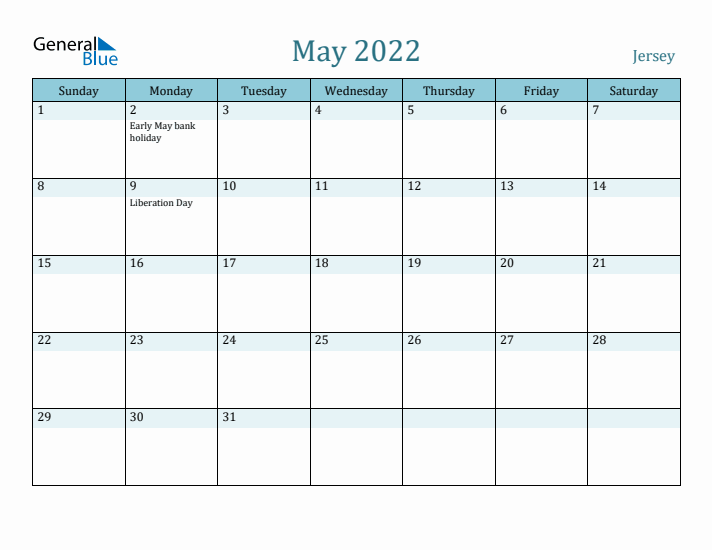 May 2022 Calendar with Holidays