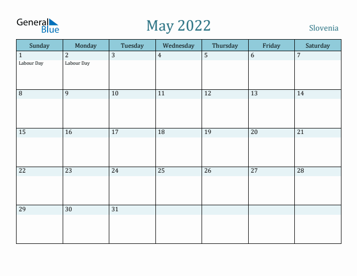 May 2022 Calendar with Holidays