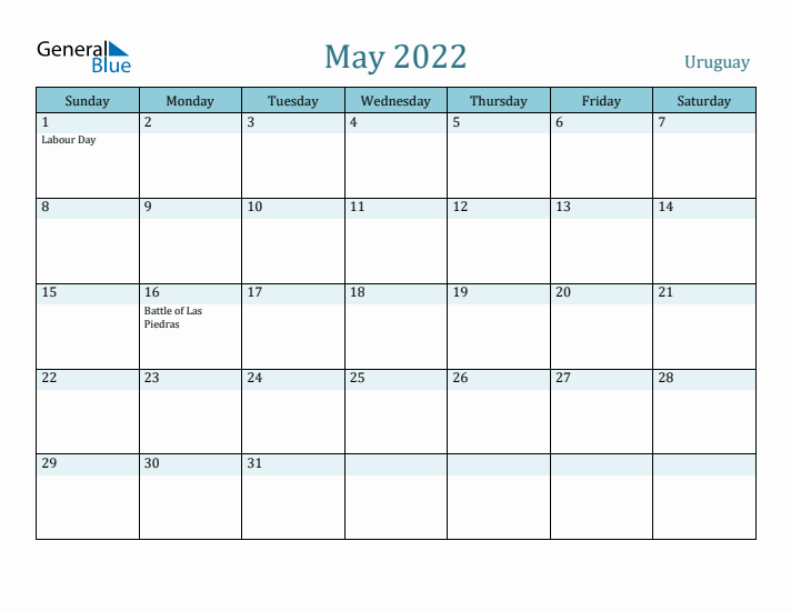 May 2022 Calendar with Holidays