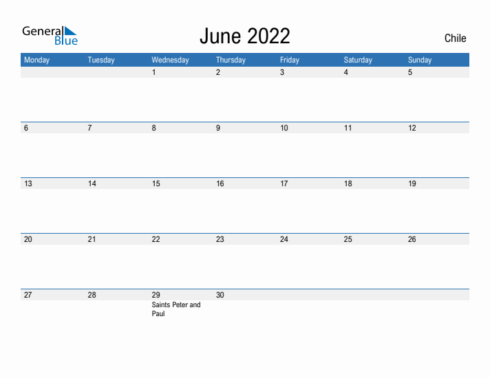 Fillable June 2022 Calendar