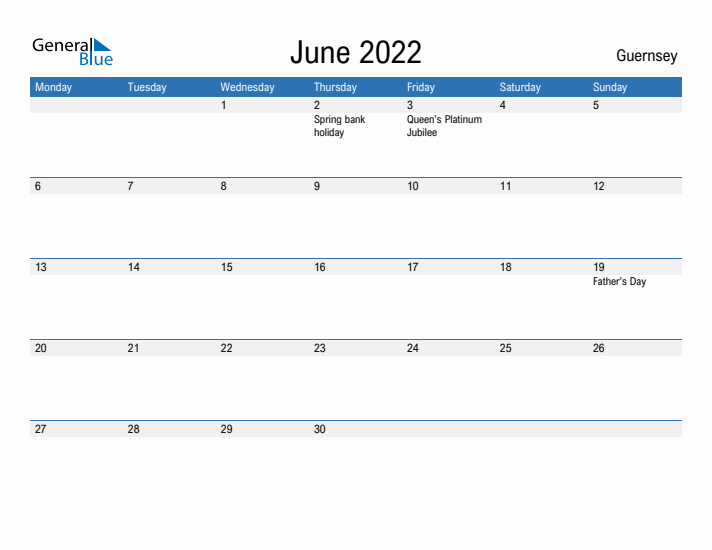 Fillable June 2022 Calendar