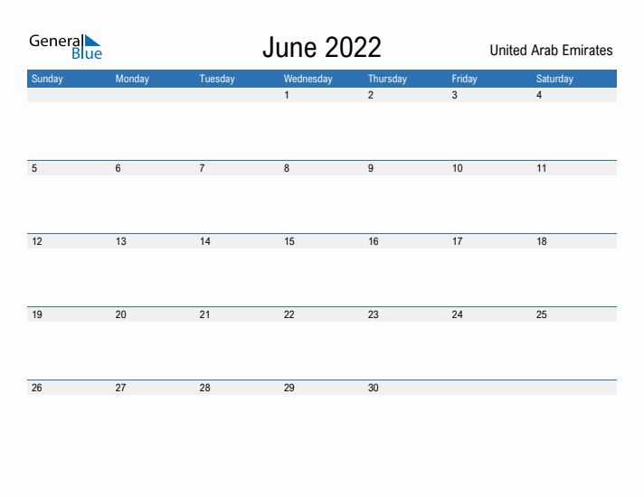 Fillable June 2022 Calendar