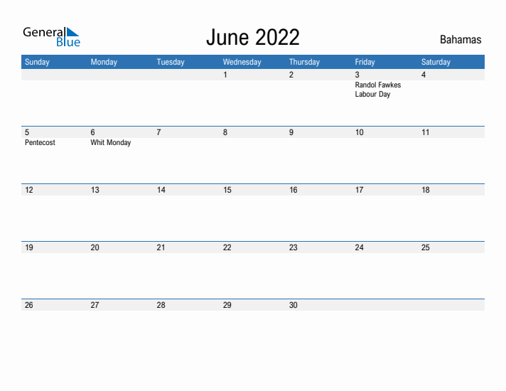 Fillable June 2022 Calendar