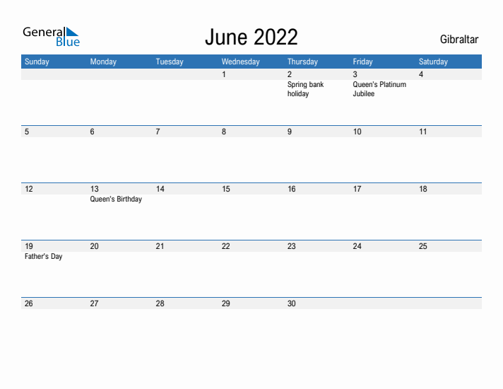 Fillable June 2022 Calendar