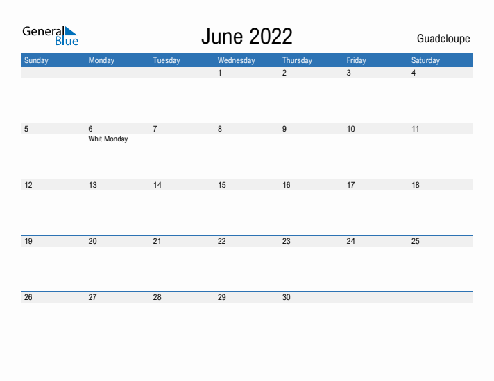 Fillable June 2022 Calendar