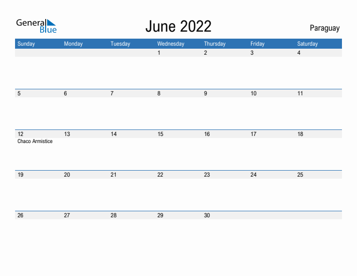 Fillable June 2022 Calendar