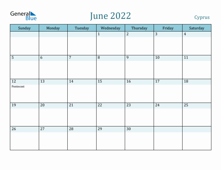 June 2022 Calendar with Holidays