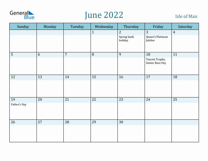 June 2022 Calendar with Holidays